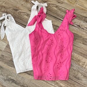 BUNDLE Eyelet Tops